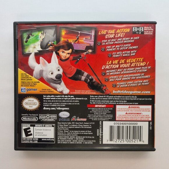 Bolt For Nintendo DS CIB - Picture 2 of 8